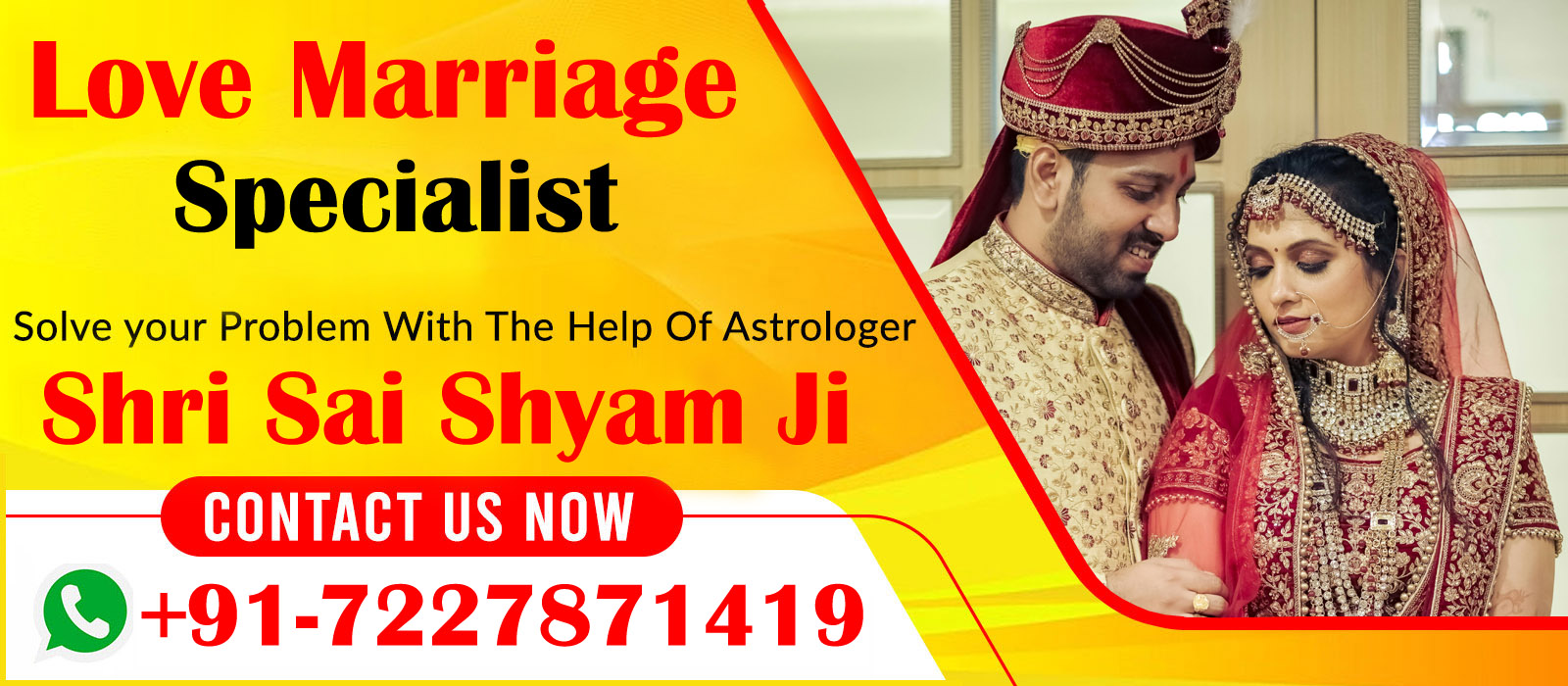 World Famous Astrologer Shri Sai Shyam Ji +91-7227871419